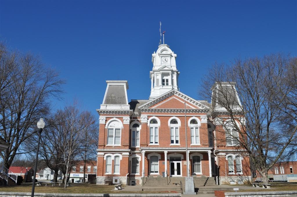 Howard county courthouse,Fayette,MO, Деслог