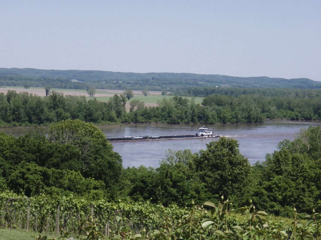 Barge on the Missouri River, Диксон