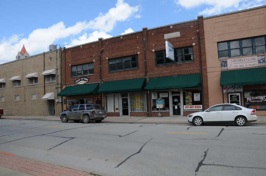 Street view in Nevada, MO, Невада