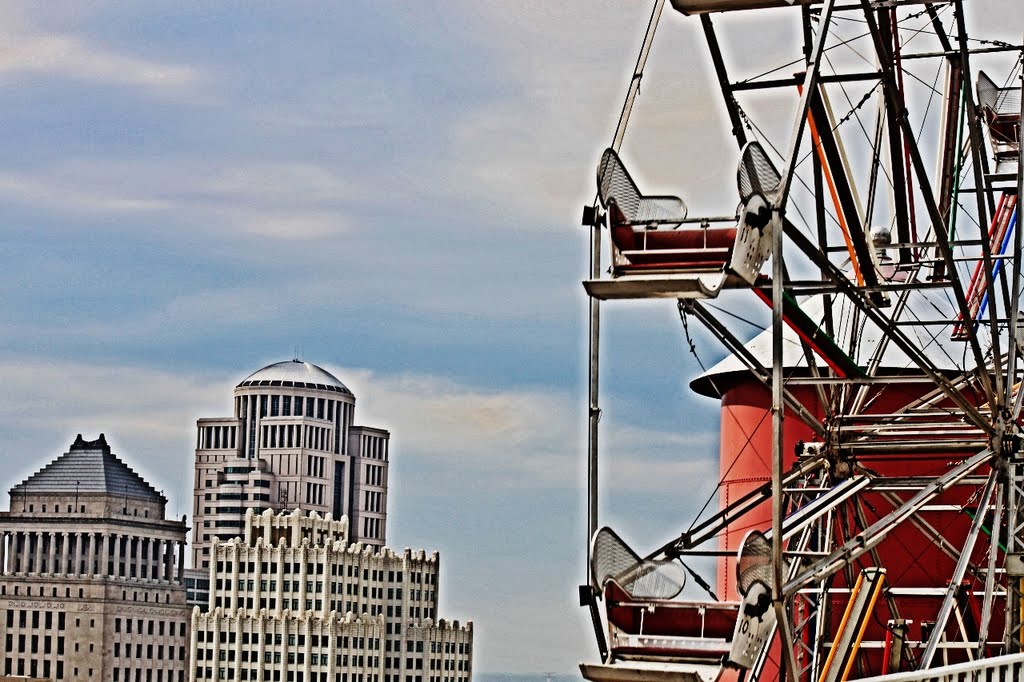 Ferris Wheel on the Roof of City Museum - St. Louis, Нортвудс