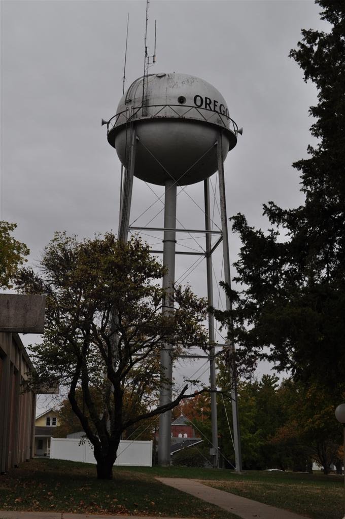 water tower, Oregon, MO, Олбани (Рэй Кантри)