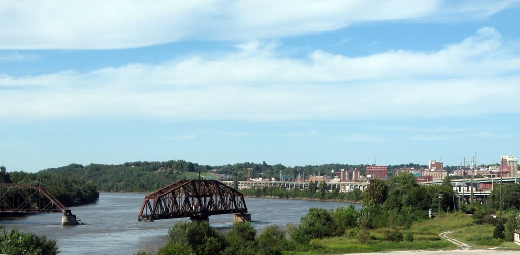 Missouri River at St. Joseph, Missouri, Сент-Джозеф