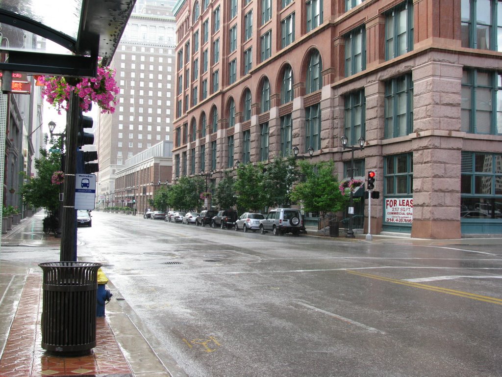 11th and Washington in Rain, Сент-Луис