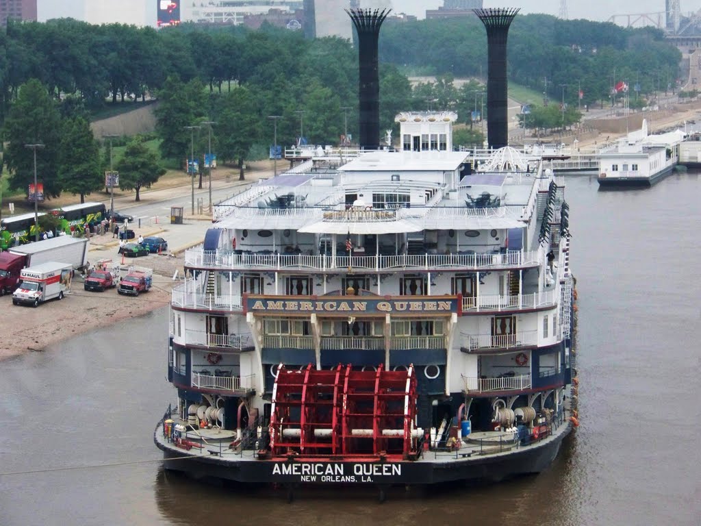THE AMERICAN QUEEN AT THE MISSISSIPI RIVER,USA(IMO NUMBER:9084542), Сент-Луис