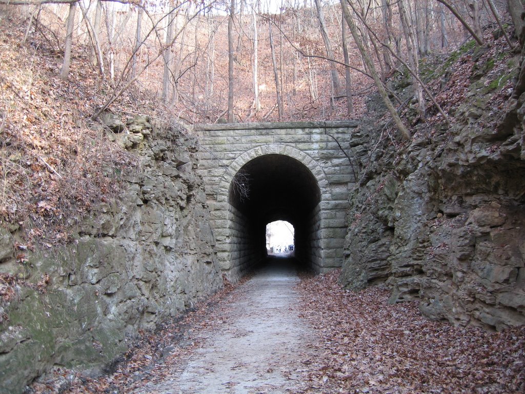 Rocheport Tunnel - Katy Trail, Флат Ривер