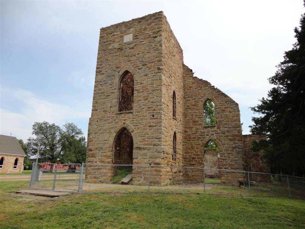 The Legend of Greenbush, Ruins of 1907 St. Aloysius Church, Greenbush, KS, Харвуд