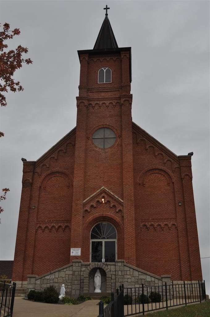 Immaculate Conception Catholic Church, Loose Creek, MO, Харрисбург