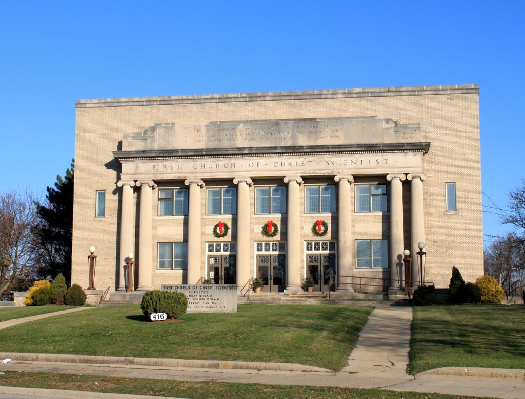 First Church of Christ Scientist,  416 Wildwood Avenue, Jackson, Michigan, Джексон