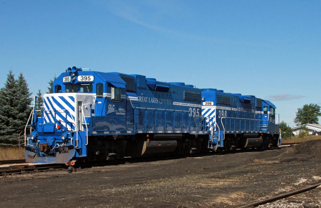 Great Lakes Central Motive Power in Cadillac, MI yard, October 2011, Кадиллак