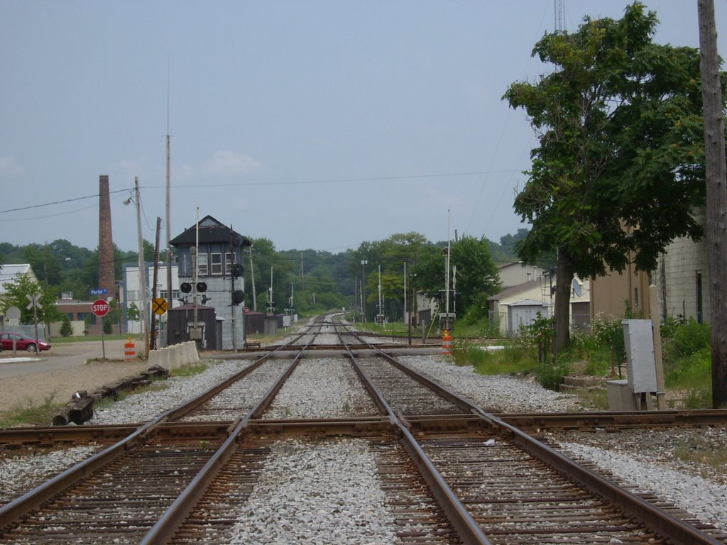 MC / NYC / Norfolk Southern looking East at Pitcher Street, Каламазу