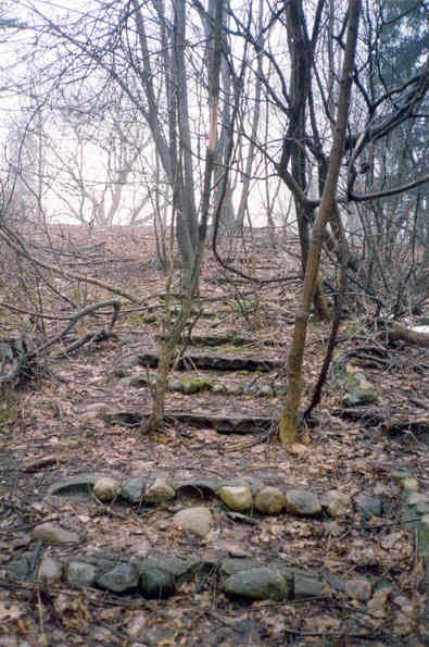 old cobblestone steps up to the sanatorium, Каламазу