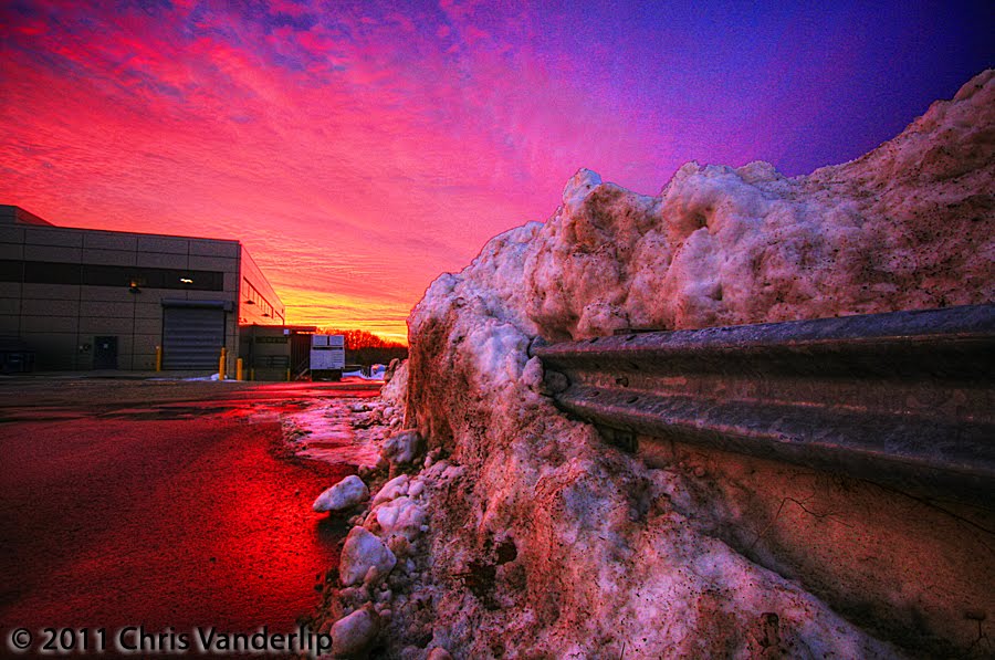 Snowbank and sunset, Кентвуд