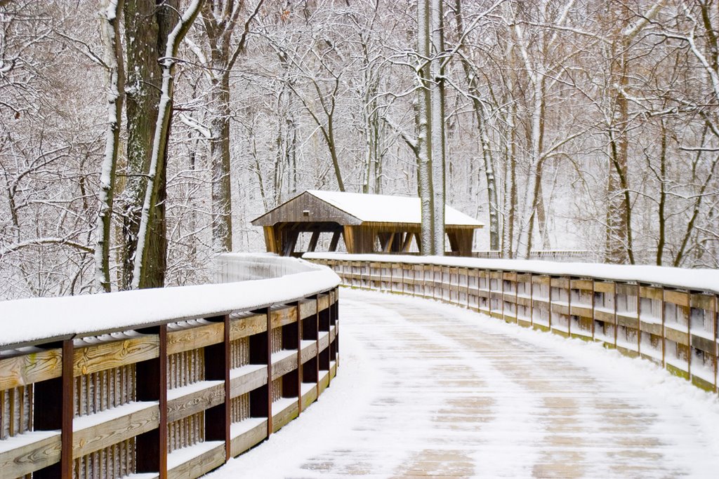 Winter Scenery at Wildwood Metro Park, Ламбертвилл