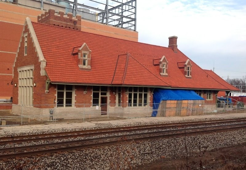 Former Grand Trunk Western Train Station, Lansing, Michigan, January 2013, Лансинг