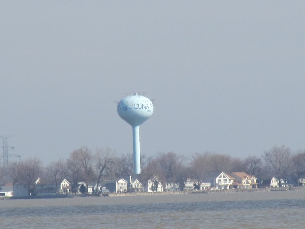 Luna Pier viewed from east Erie, Луна-Пир