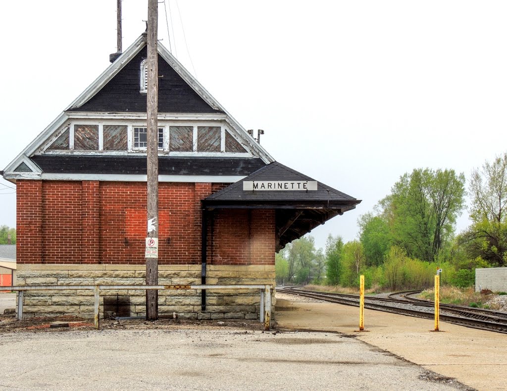 Marinette Wisconsin train depot, Меномини