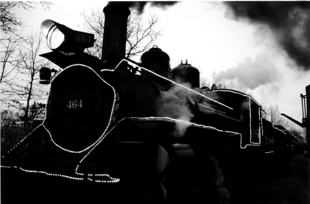 Christmas Train, Huckleberry Railroad, Flint, MI, Монтроз