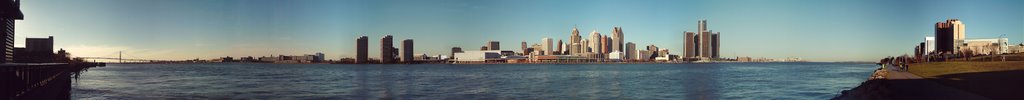 Panorama from pumping station, downtown Windsor, Монтроз