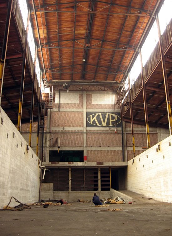 KVPC acid storage room(?), Парчмент