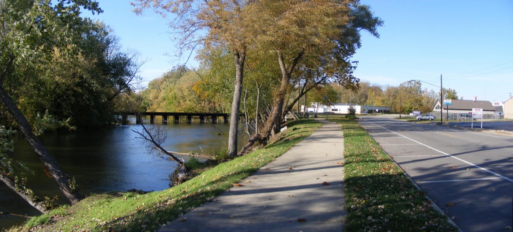 CK&S Bridge across the Kalamazoo River, Parchment, MI, Парчмент