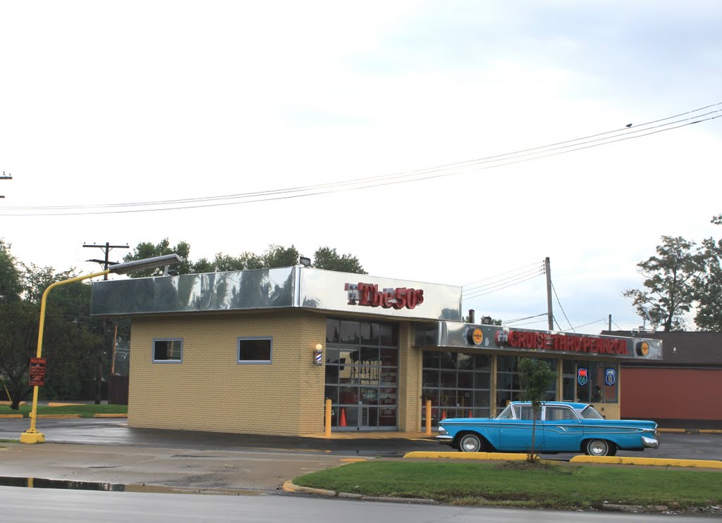 The 50s Drive Thru Pennzoil, Eureka Road & Allen Road, Taylor, Michigan, Саутгейт