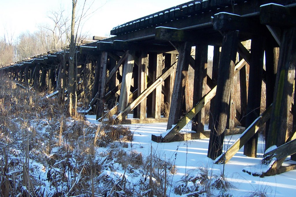 Abandoned Train Truss (winter), Уитмор-Лейк