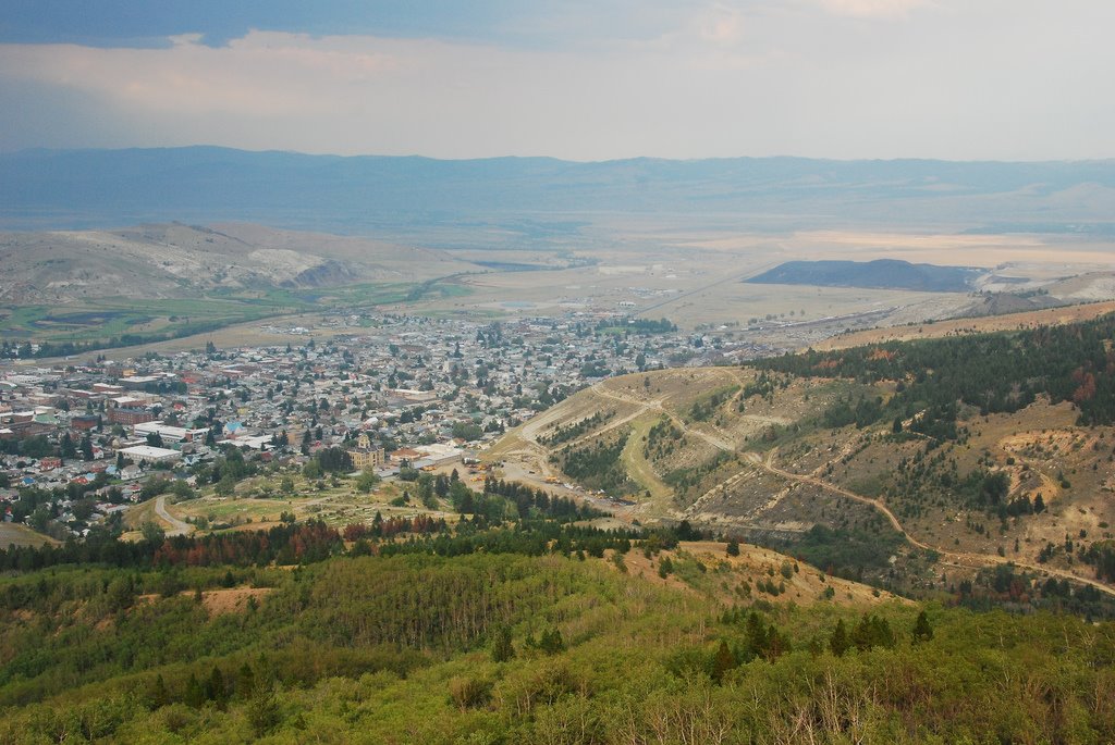 View of Anaconda, Montana from the A-Hill, Анаконда