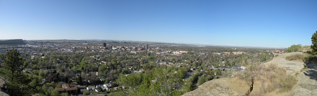 Panoramic View of Billings from Eastern Rims, Биллингс
