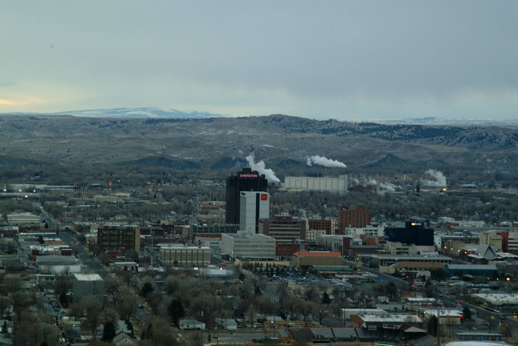 Billings from the airport area 12/24/2004, Биллингс