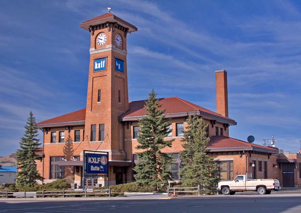 Milwaukee Road Train Depot (aka KXLF Tower), Бьютт