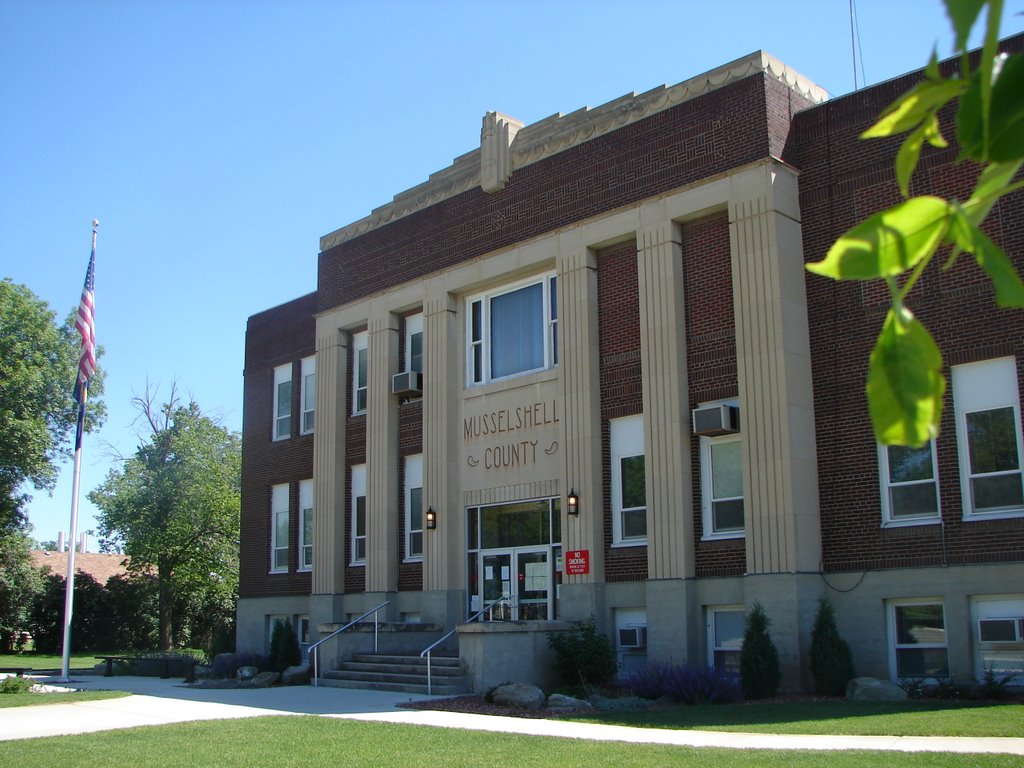 Musselshell County Courthouse, Roundup, Montana, Раундап
