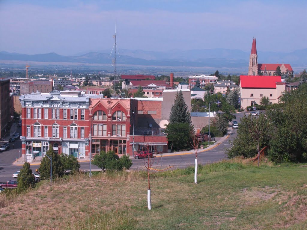 View of Helena (biggest town on the Great Divide), Хелена