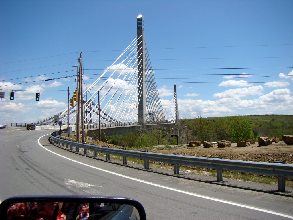 new Bridge connecting Prospect with Verona Island, Maine, Бакспорт