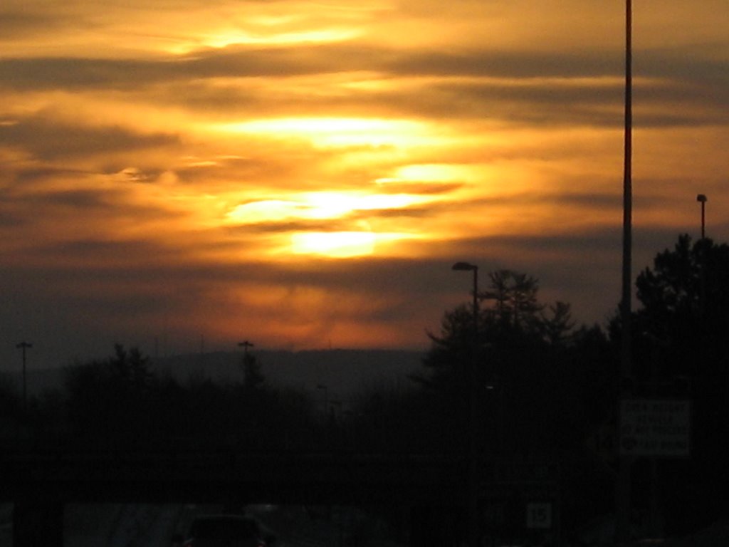 Sunrise on 395 Bangor Maine, Бангор