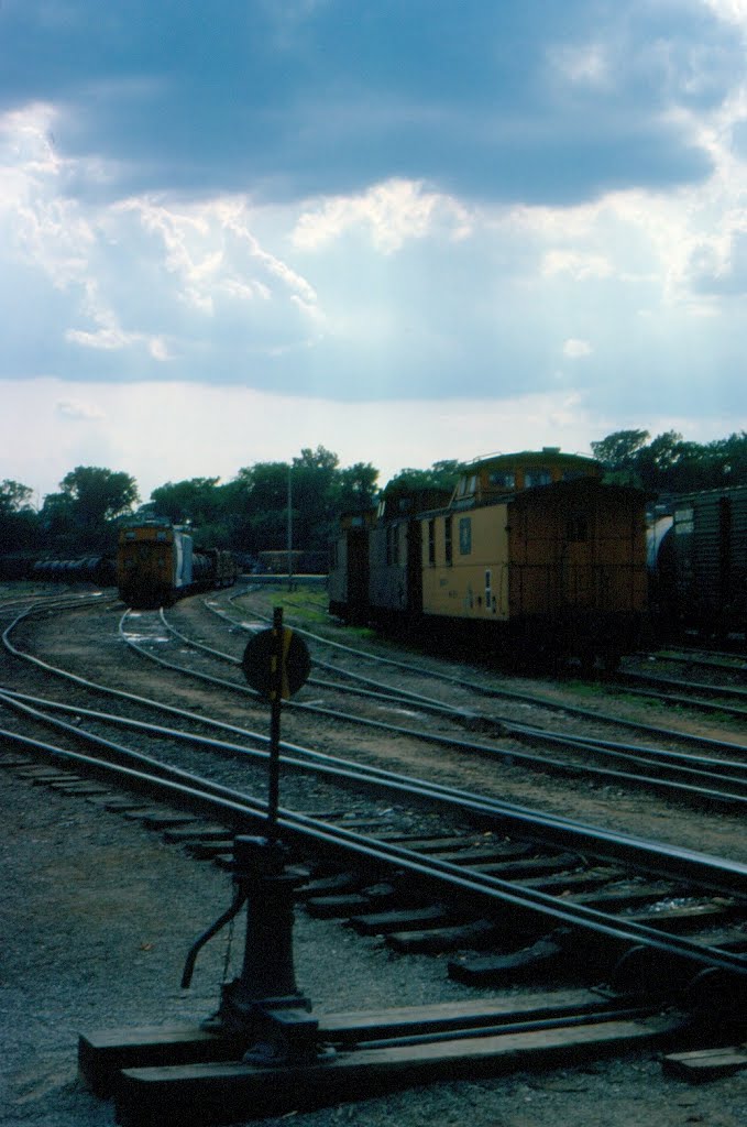 Maine Central Railroads Freight Yard at Bangor, ME, Бангор