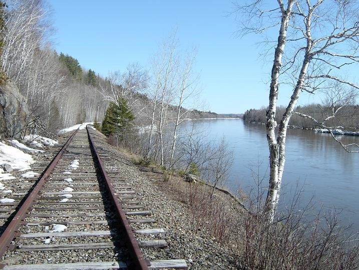 Aroostook River from the RR Tracks, Вестбрук