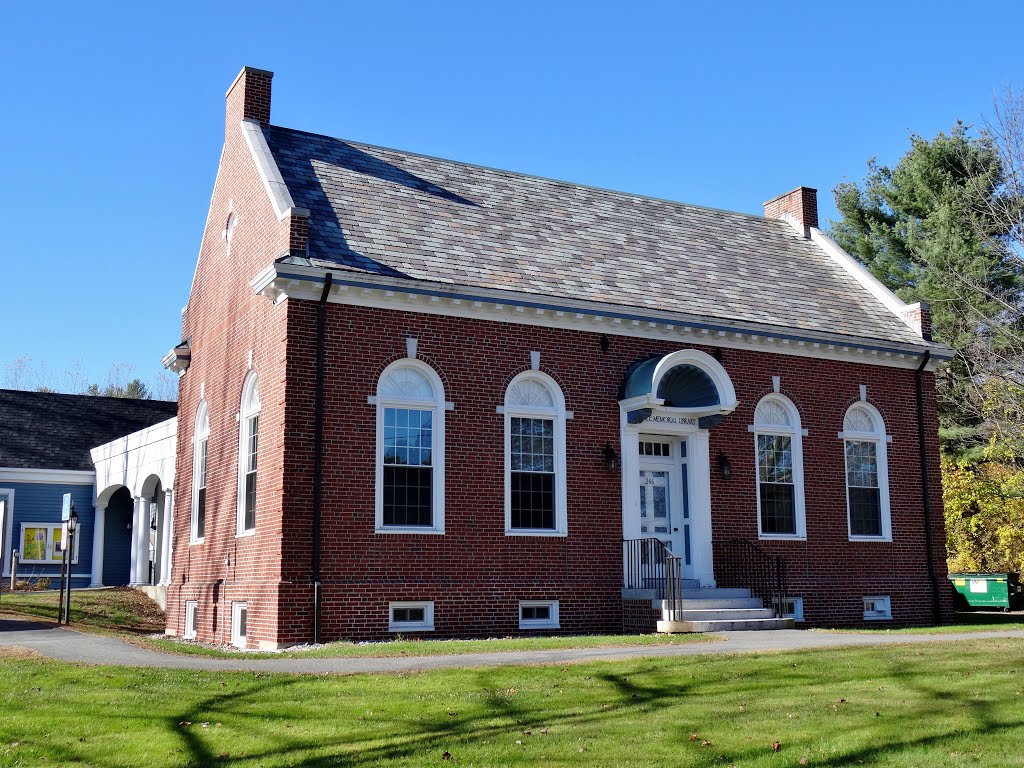 1923 Prince Memorial Library, Cumberland Maine, Камберленд-Сентер