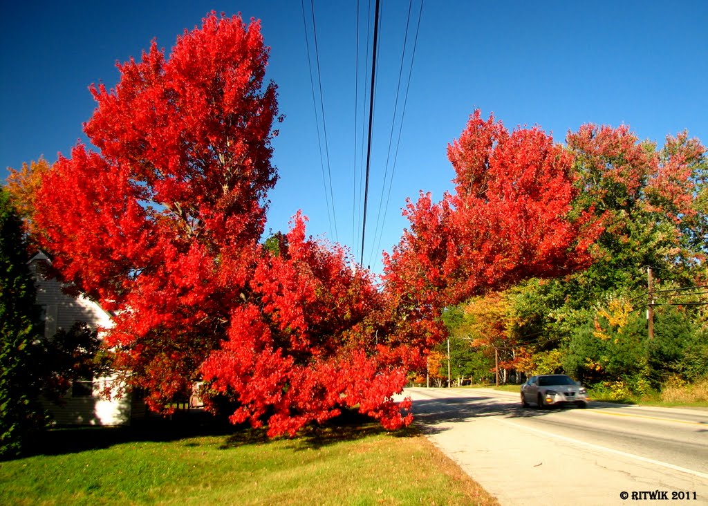 Fall in Milford, Maine, Милфорд