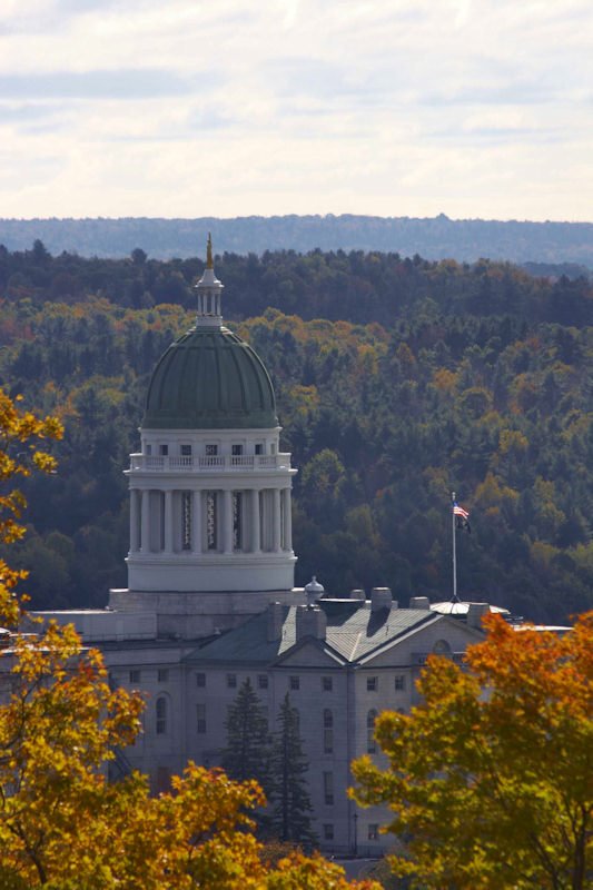 The State Capitol, Augusta, Maine, Огаста