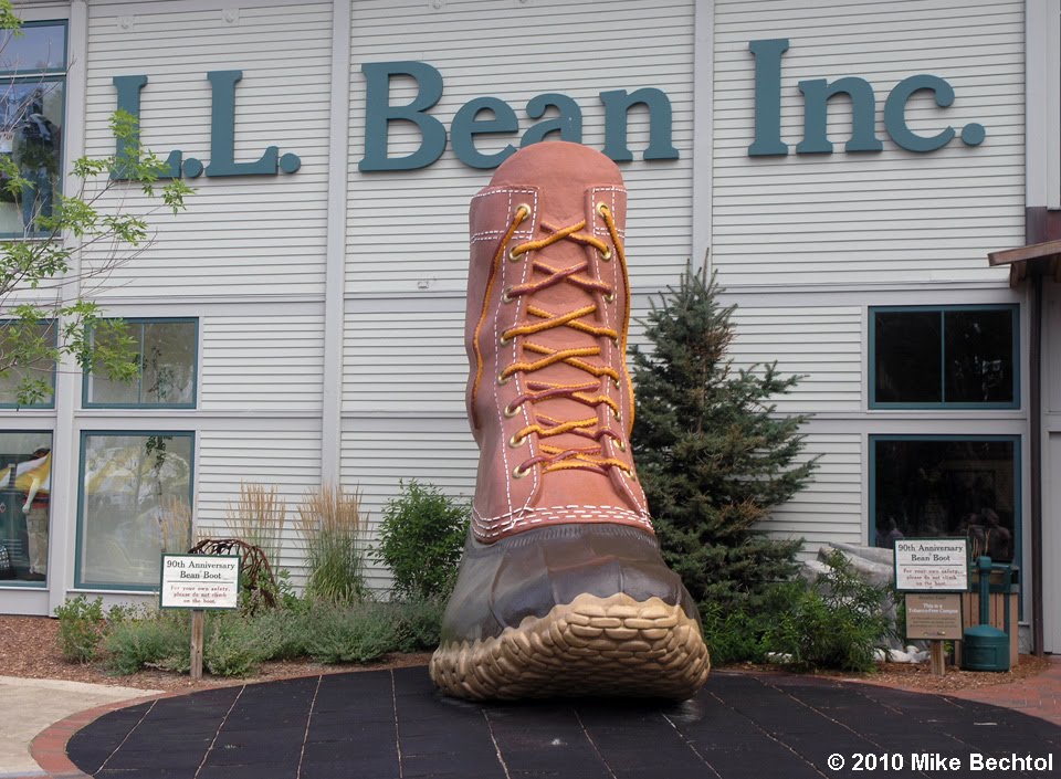Giant Boot - L.L. Bean - Freeport, Maine, Фрипорт