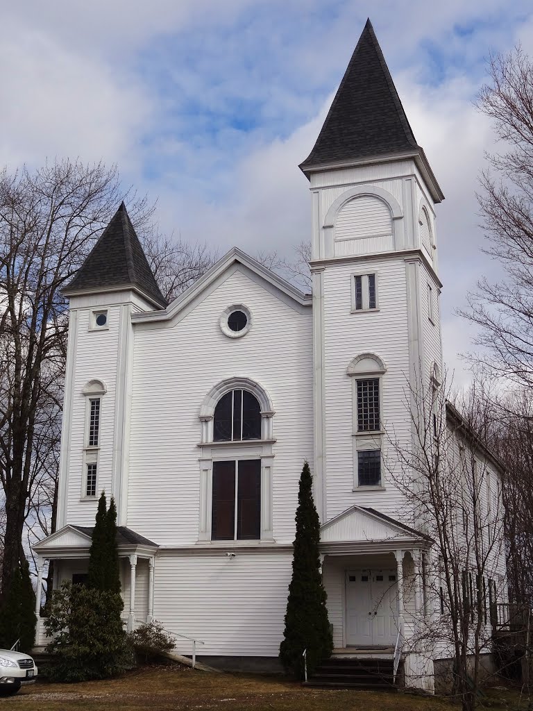 Old church, Freeport Maine, Фрипорт
