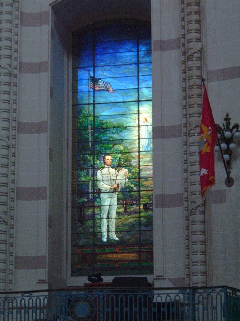 Interior of the United States Naval Academy Chapel, Аннаполис