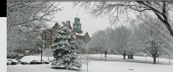 Towson University - winter Stephens Hall, Таусон