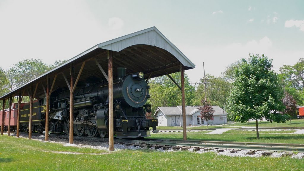 Western Maryland Railroad Locomotive #202 in Hagerstown Park, Хагерстаун