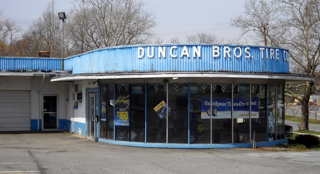 Duncan Brothers Tire Co, National Pike, U.S. Route 40, 817 Dual Highway, Hagerstown, MD, Хагерстаун