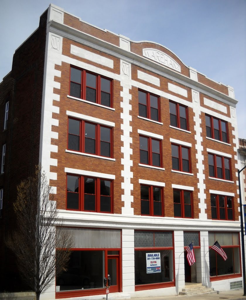 Wareham Building, Historic National Road, US Route 40,  W Washington St, Hagerstown, MD, Хагерстаун