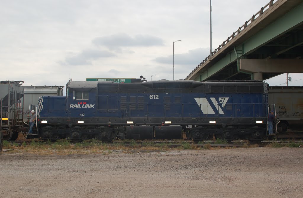 I & M Rail Link Locomotive No. 612 at Lexington, NE, Беллив