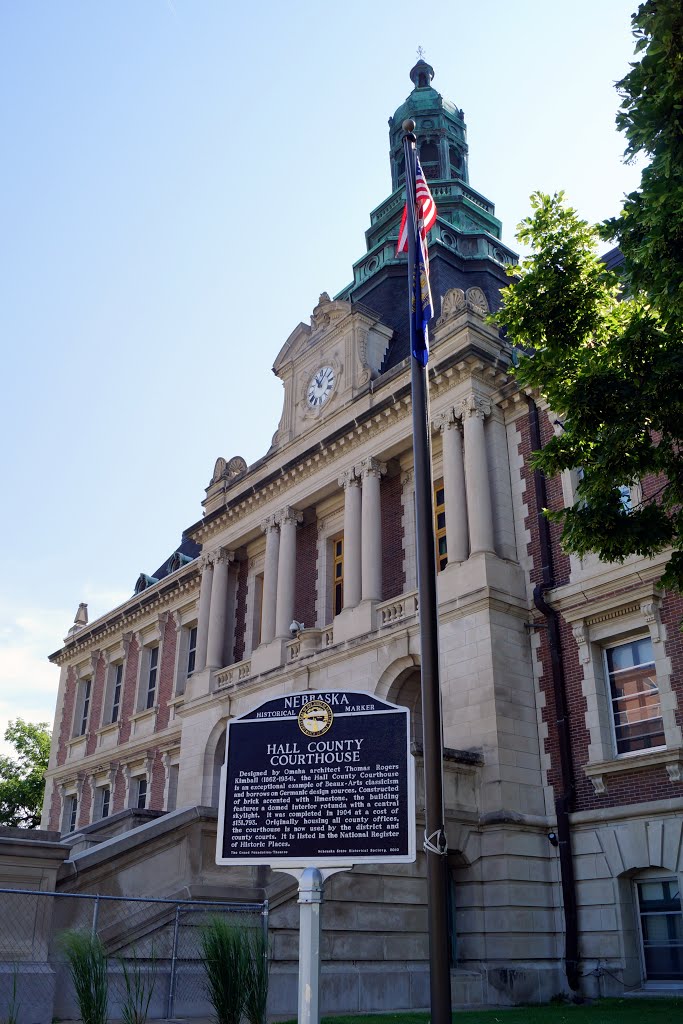 Grand Island, NE: Hall County Courthouse, Гранд-Айленд