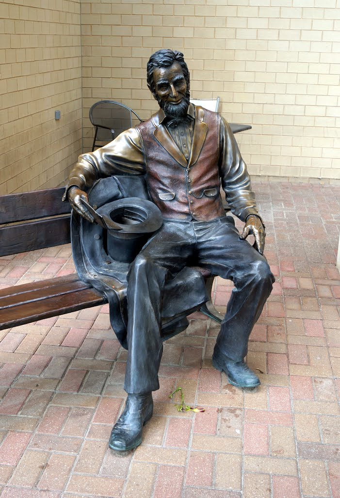 Lincoln, NE: Lincoln Statue on Lincoln Mall, Линкольн