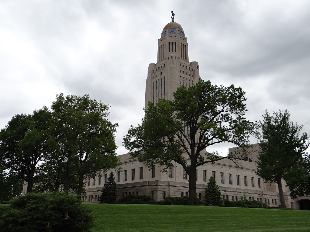 Nebraska State Capitol in Lincoln, NE, Линкольн